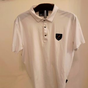 89% OFF PHILLIP PLEIN SPORT 78 P SHIRT POLO  TYPE WITH CHROME BUTTONS